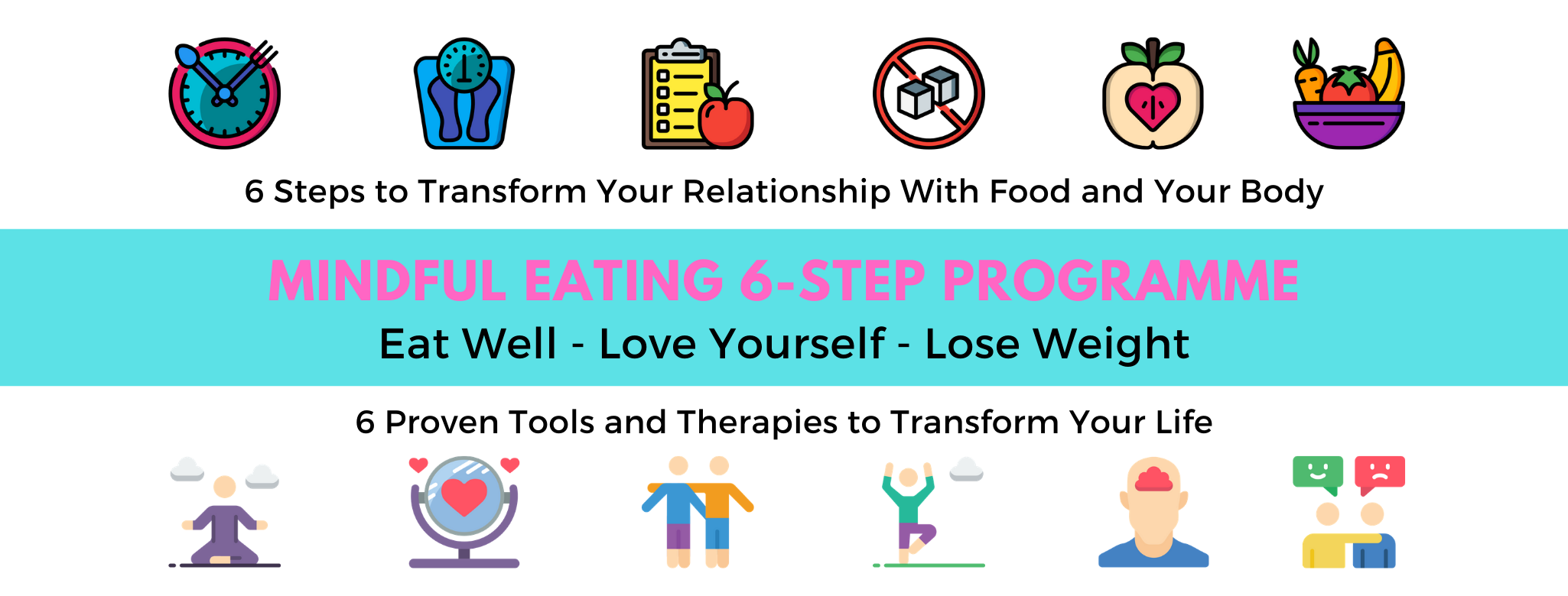 Mindful Eating 6-Step Programme - steps and therapies
